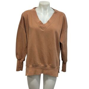 Abercrombie & Fitch soft A & F collection v neck sweatshirt size small